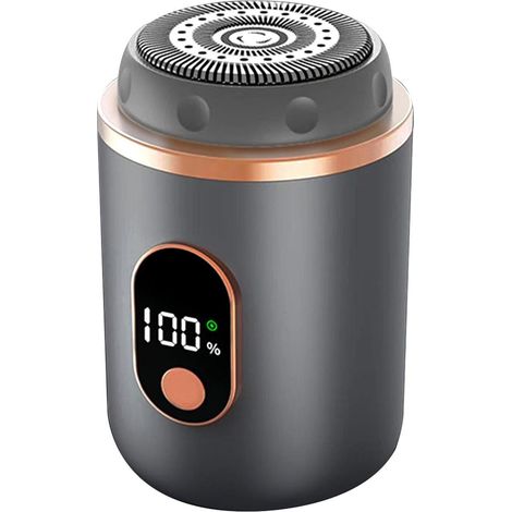 Mini rasoir électrique rechargeable avec affichage numérique et lavable (1/5)