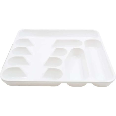 Porta Posate Cassetto Bianco - 37X42X5 Cm