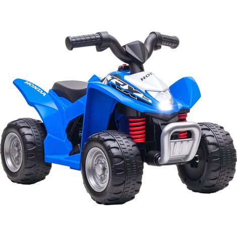 AIYAPLAY Honda Licensed Kids Quad Bike, 6V Electric Ride on ATV Toy for 1.5-3 Years Blue (1/5)