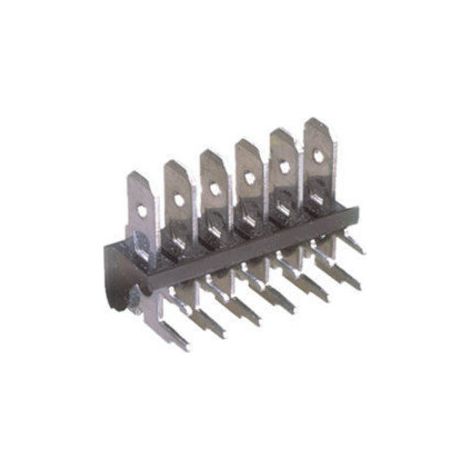 Morsettiera per PCB con morsetti ad innesto angolati Electro Dh 10.805/10/4/6 8430552012749