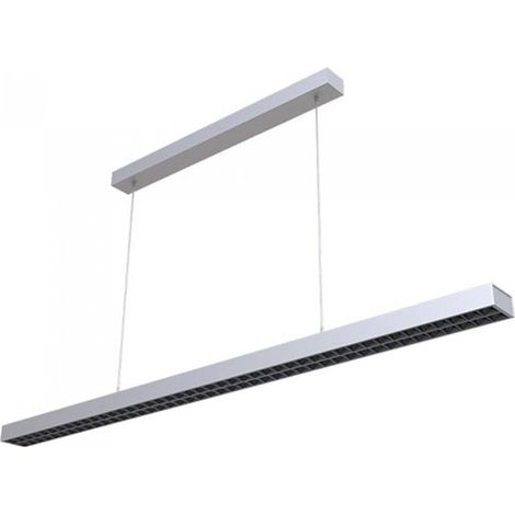 V-TAC PRO VT-7-61 Plafoniera led linear light a sospensione samsung chip smd 60W 4000K up&down alluminio argento dimmable UGR6 - sku 607 (1/5)