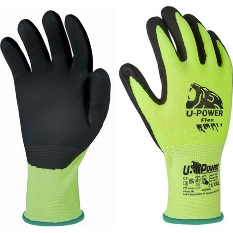 Paire de gants de travail t11 - protection haute visibilitÉ enduit nitrile (1/5)