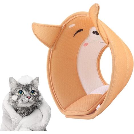 Collares para mascotas, Collares isabelinos, Collares para gatos tipo donut, evitan que los muerdan y laman, color naranja, Talla L (1/5)