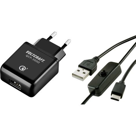 VOLTCRAFT QCP-3000 USC Caricatore USB Adatto per (kit di sviluppo): Raspberry Pi® Corrente di uscita max. 3000 mA 1 x s (1/5)