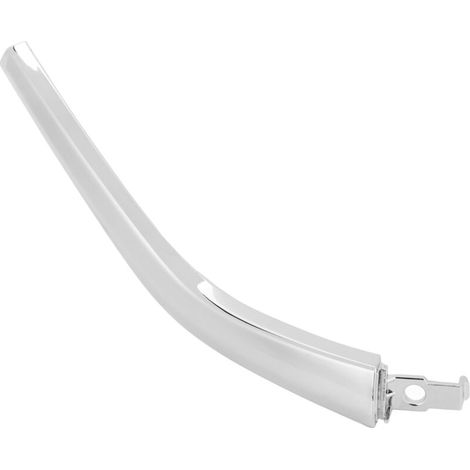 Embellecedor cromado superior del parachoques delantero, tira de moldura brillante de repuesto para Mitsubishi Outlander 2016 a 2020, lado derecho 6407A142-Crezuo