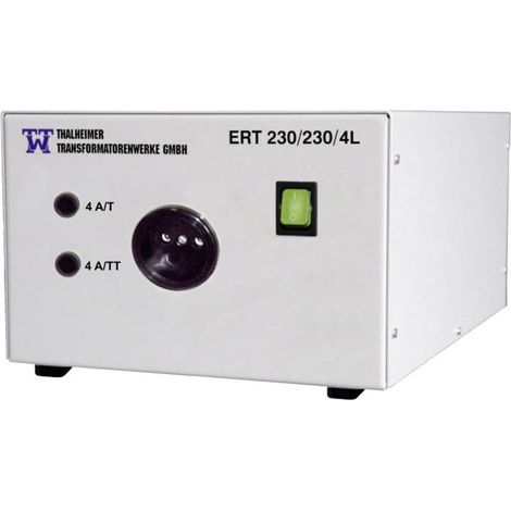 Thalheimer ERT 230//230/4L trasformatore di separazione da laboratorio, tensione fissa 1000 VA, numero di uscite: 1 x 230 V/AC (1/3)