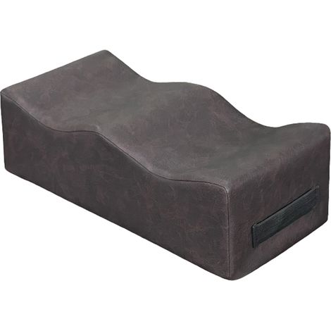 Fournitures post-opératoires pour la position assise fessière : coussin, coussin pour les fesses, pour conduire, prendre l'avion ou se déplacer en mer (marron).