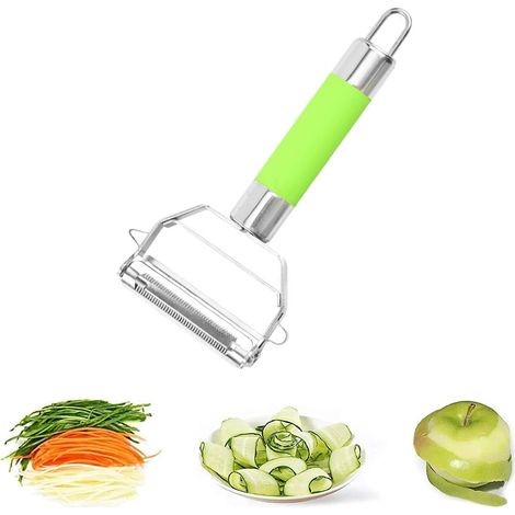 Éplucheur à pommes de terre 3 en 1 en acier inoxydable (1/5)