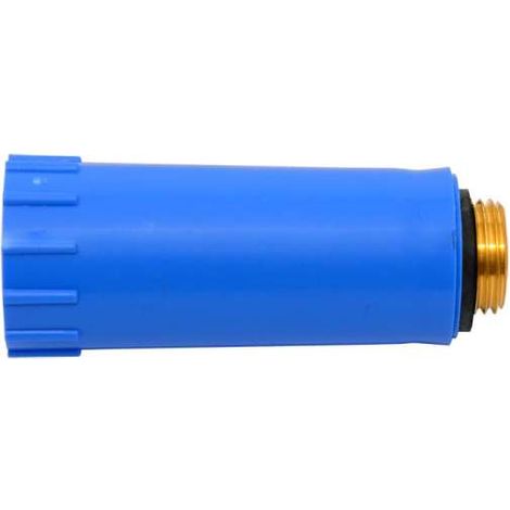 Baustopfen 1/2" blau mit Messing Blindstopfen Gewinde Stopfen Gewindestopfen Abdrückstopfen