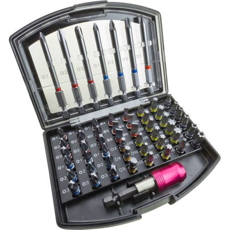 Embouts de vissage et porte embout Coffret 56 pièces