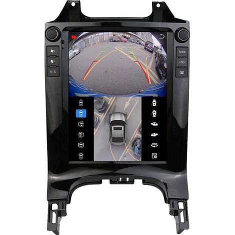 Radio de voiture, lecteur multimédia, écran tactile, compatible avec Peugeot 3008 2010-2017 GPS, QS8 avec caméra 360 (1/2)