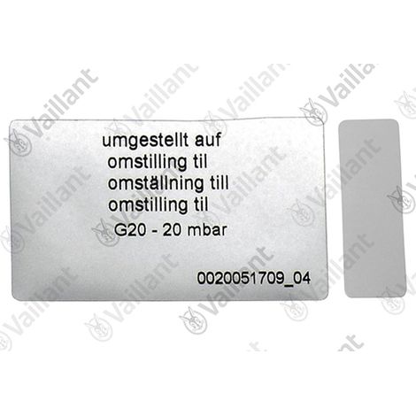 VAILLANT Kit di conversione, P-H (DE/AT) VC 196/3-5 u.w. Vaillant-Nr. , 0020253190