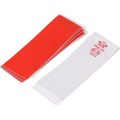 5cmx30cm Bienenwabe, einseitig klebend reflektierendaktives Warnband Rot (1/2)
