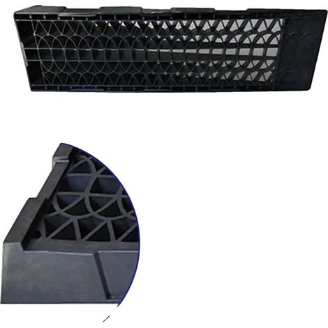 Auto-Service-Rampen, rutschfestes Design, 3T Tragfähigkeit, schwarz (1/2)