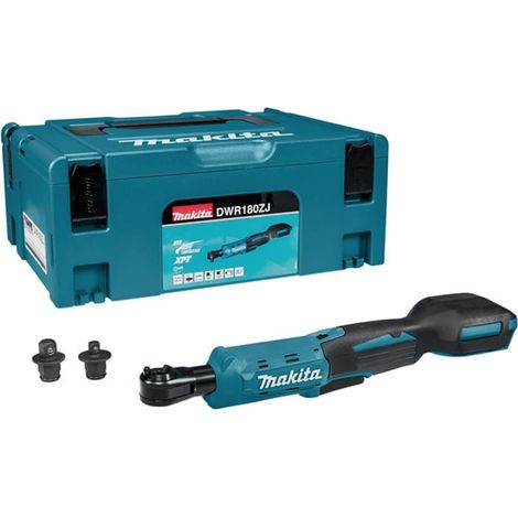 Makita – Clé à cliquet sans fil 18V – Couple 47,5Nm – Technologie XPT pour résistance à l'eau – DWR180ZJ