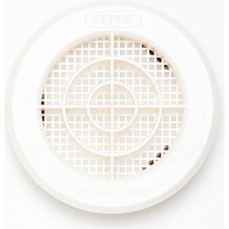 Grille d'aération abs naturel Diam.10 cm