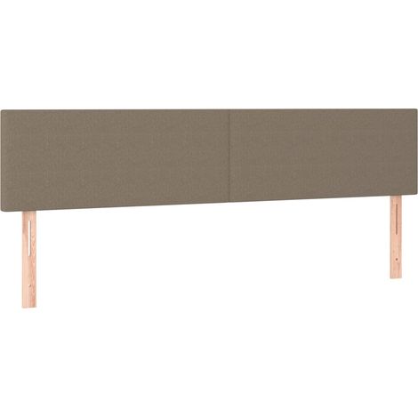 Maison Exclusive - Testiera Tortora 200x5x78/88 cm in Tessuto