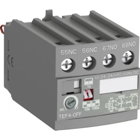 Timer Elettronico con ritardo diseccitazione 24-240V ABB TEF4OFF