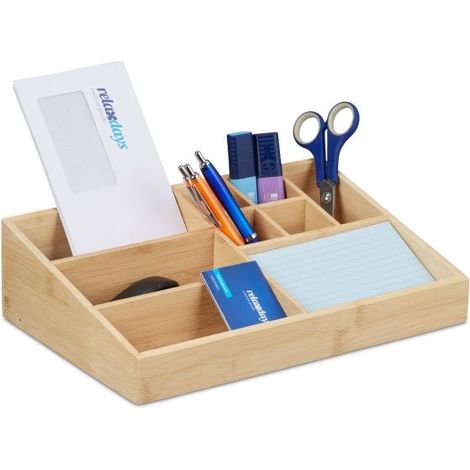Organizzazione scrivania in bambu 9 scomparti 8 (1/5)
