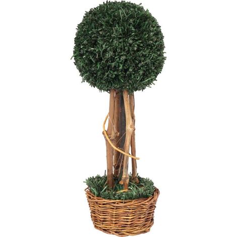 Albero artificiale rotondo in un cesto (1/2)