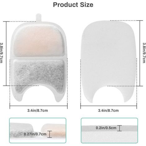 Lot de 12 Filtres pour Fontaine Eau Chat pour 4L Fontaine a Eau Chat sans Fil, Feriva Filtre de Fontaine à Boire pour Chat, Filtration Multiple Filtre de Fontaine pour Animaux de Compagnie(12+12+12) (1/4)