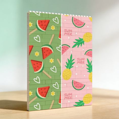 Pour les amis de la Saint-Valentin : un souvenir en blocs, une déco intérieure festive (1/5)