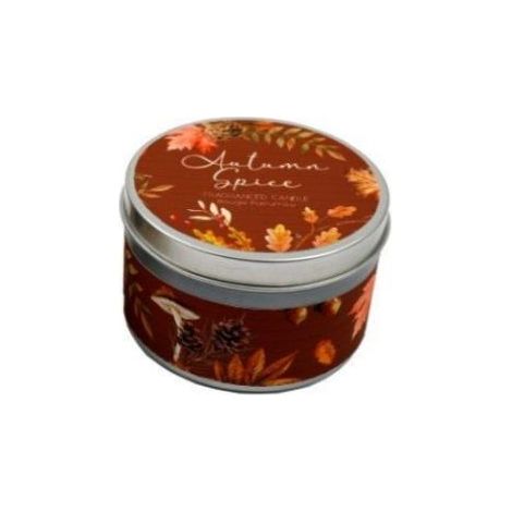 8X5CM AUTUMN TIN CANDLE - RED (1/5)