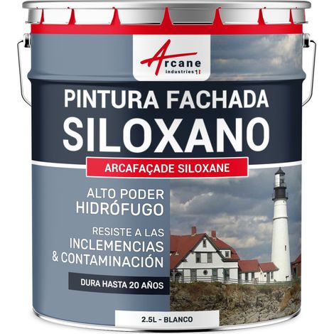 Pintura de siloxano para exteriores y fachadas, de alto poder hidrófugo - ARCAFAÇADE SILOXANE (1/4)