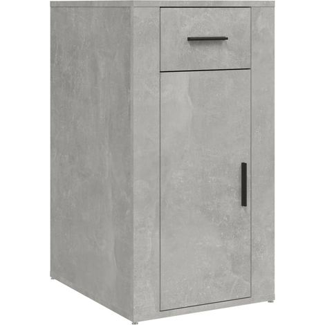 Maison Exclusive - Mobile Scrivania Grigio cemento 40x49x75 cm Legno Multistrato