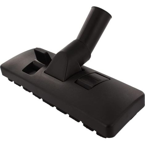 Brosse d'aspirateur universelle en plastique de qualité supérieure avec pédale deux positions Noir 260X85 mm (1/3)