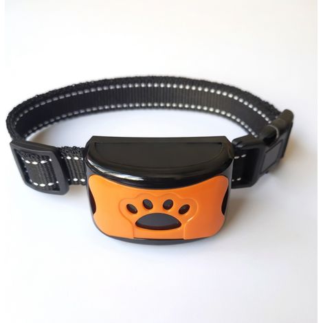 Collar antiladrido con vibración naranja (1/5)
