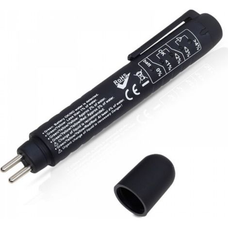 Analyseur automatique d'humidité du liquide de frein avec stylo de test de liquide de frein avec 5 indicateurs LED pour Dot3 Dot4 Dot5 (1/5)