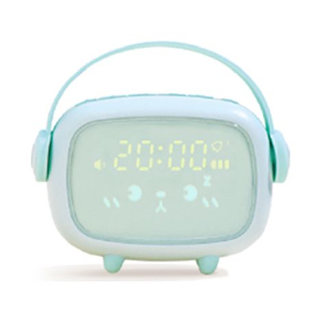 MINKUROW Despertador Digital Multifuncional Despertador Led Despertador De Luz Nocturna Recargable Despertador De Carga Usb Reloj Led Alarmas Diarias Lindas Para Cama - Verde (1/5)