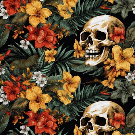 Tela decorativa para exteriores Oxford - Motivo de calavera I DX4561 (1/5)