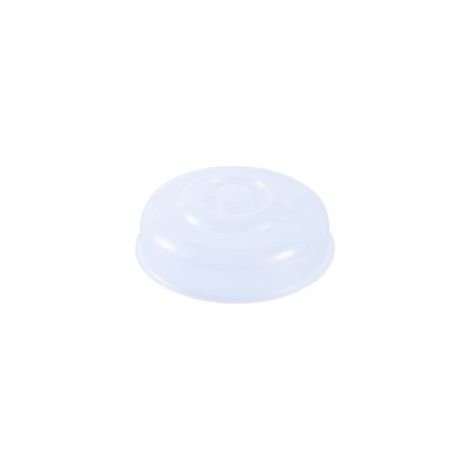 Couvercle de protection rond pour micro-ondes, en plastique transparent de qualité alimentaire (1/5)