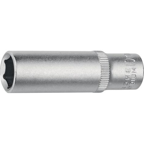 Embout de clé à douille longue 1/4 po. 6 pans, long ouv. de clé 8 mm longueur 50 mm (1/3)