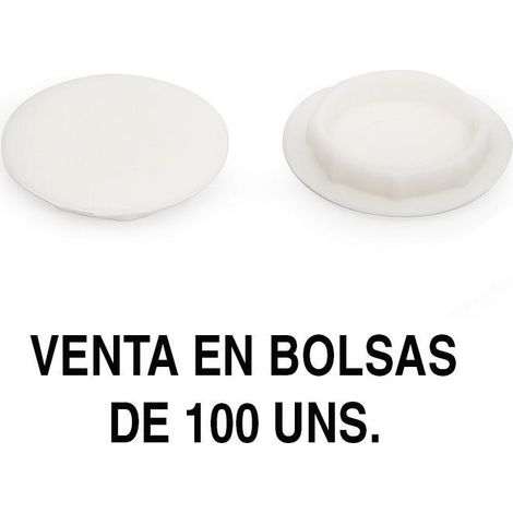 HERRAJES ALK tapa canela ag.18mm blanco (100u) , 0BOLSA , HERRAJES ALK tapa canela ag.18mm blanco (100u) , 0BOLSA