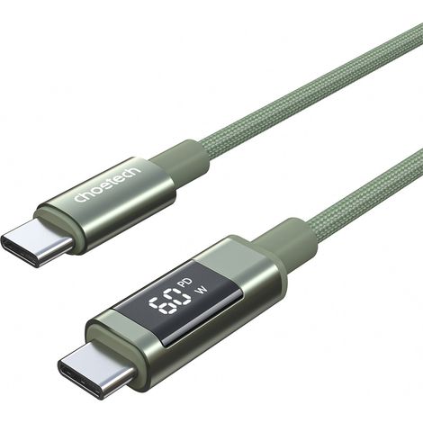 Cable USB-C con DisplayPD 60W 1,2 m - Verde (1/5)