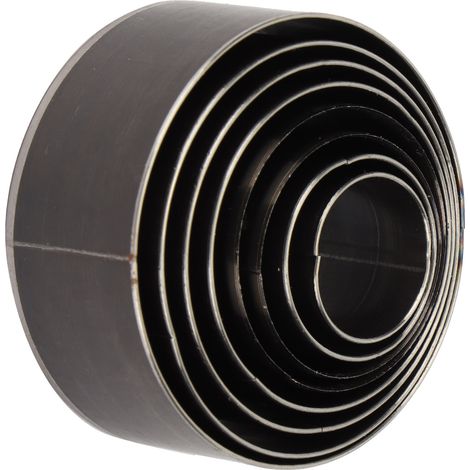 Moule de découpe pour cuir 8 pièces B0001, matrice de perforation ronde en acier à haute teneur en carbone (1/5)