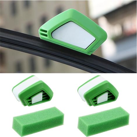 Kit de réparation d'essuie-glaces en 2 pièces, conception ergonomique, pièces de réparation multifonctionnelles universelles, compatible avec la plupart des modèles de voitures. (1/5)