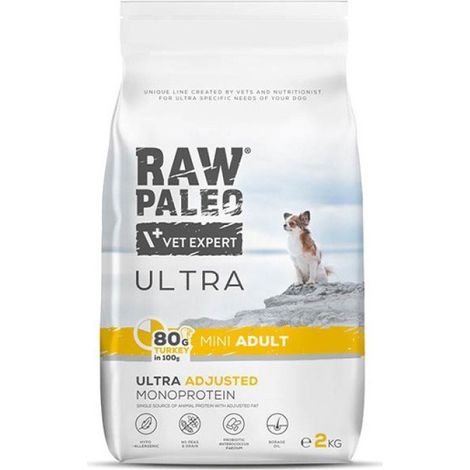 VetExpert Raw Paleo Ultra Pavo Mini Adulto 2 kg (1/3)