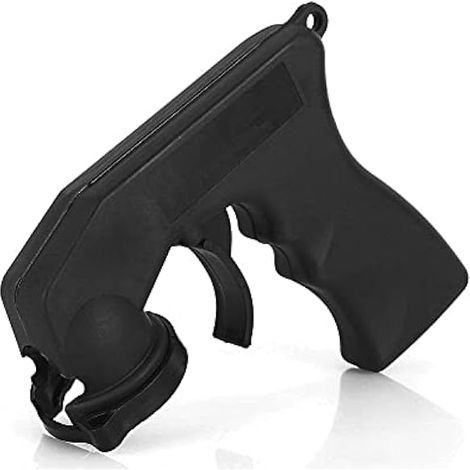 Poignée Universelle pour Bombe Aérosol, Adaptateur De Pulvérisation Poignée De Pistolet De Pulvérisation Aérosol avec Collier De Verrouillage De Gâchette à Poignée Complète Spray d'entretien Voitureb (1/4)
