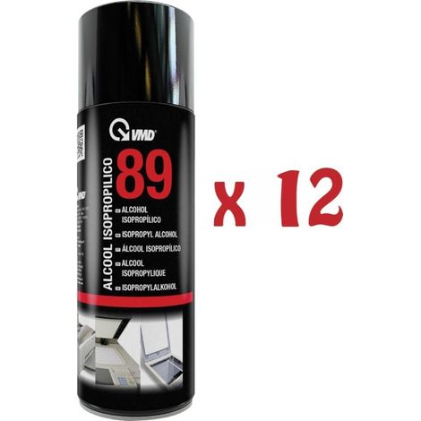 12 bombolette spray alcool isoprolico 400 ml Vmd 89