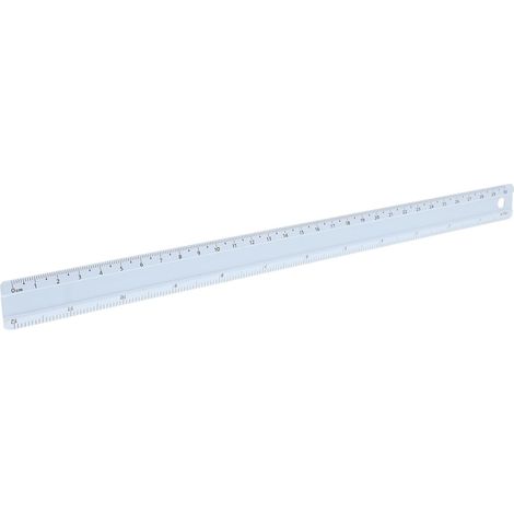 Règle droite en alliage d'aluminium de 30 cm, outil mesure (1/5)