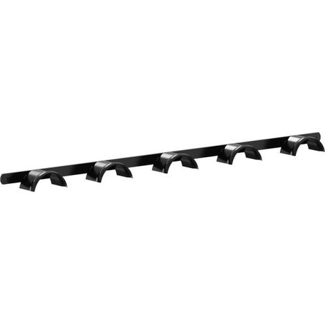 Cadre de balustre en fer noir, pouvant contenir 5 balustres