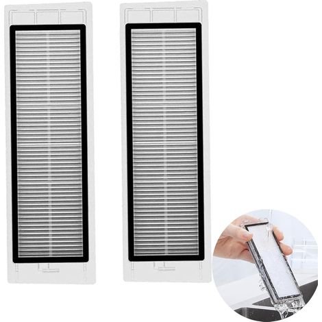 Hepa-Filter Ersatzteile, Filter Zubehör für Roborock S5 S6 Maxv T6 T7 S60 S65 S5 S50 S55 E25 E35 Staubsauger-Teile Ersatzteile, 2 Stück (1/5)