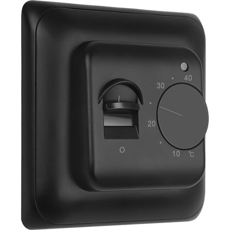 Termostato eléctrico para calefacción por suelo radiante, regulador eléctrico con sonda, termostato mecánico, calefacción por suelo radiante, regulador eléctrico por suelo radiante (1/5)