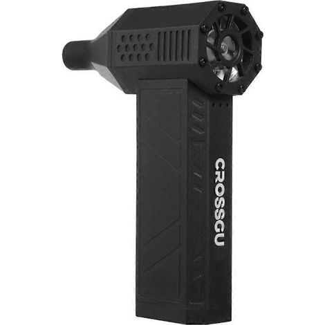 Ventilateur portatif CROSSGUN Turbo Jet, puissant et réglable en 4 vitesses (130 000 tr/min), avec éclairage LED pour le nettoyage de voiture. (1/5)