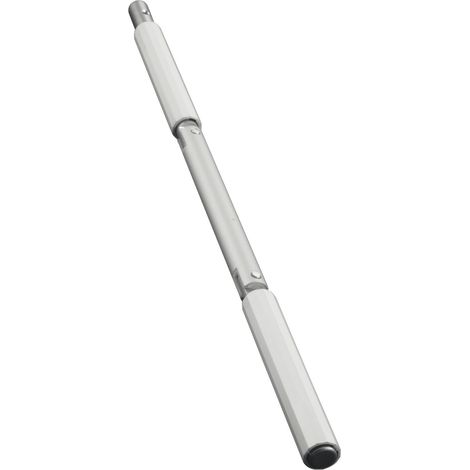 Knickkurbel, Aluminium weiß RAL 9016, 1 Stück passend zu GEZE Oberlichtöffner OL 90 N / OL 95 für Fenster