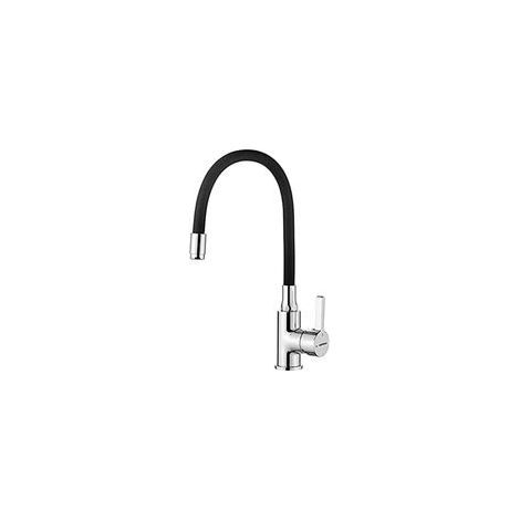Kochen mit flexiblem Auslauf, Einhebel-Spültischmischer, Chrom (1/5)